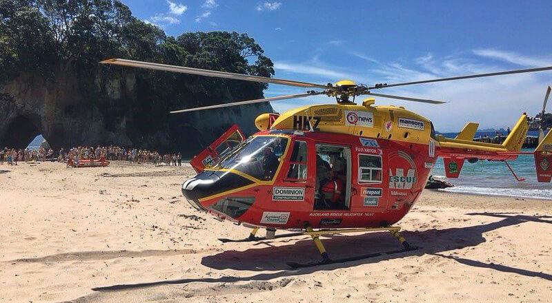 Sub60 Couriers sponsor the Westpac rescue helicopter.